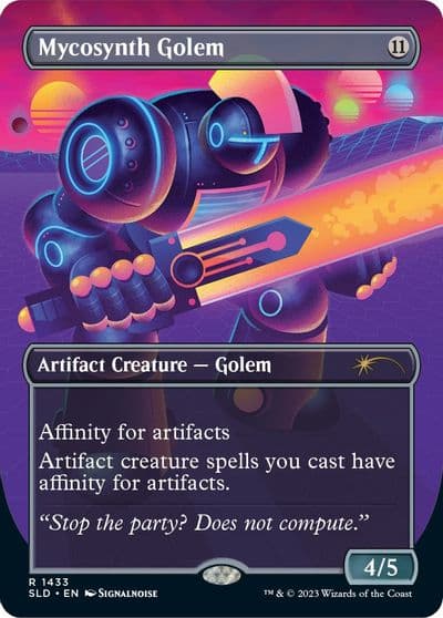 Mycosynth Golem Secret Lair Drop Series Magic card