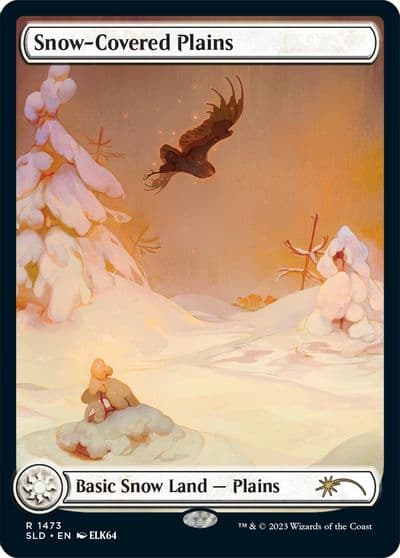 Snow Covered Plains 1473 Secret Lair Drop Series Magic card