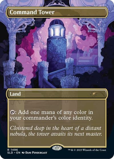 Command Tower 1496 Secret Lair Drop Series Magic card