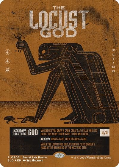 The Locust God Secret Lair Drop Series Magic card