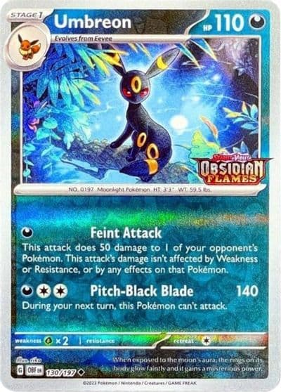 Umbreon (Obsidian Flames Stamped) Miscellaneous Cards & Products Pokemon card