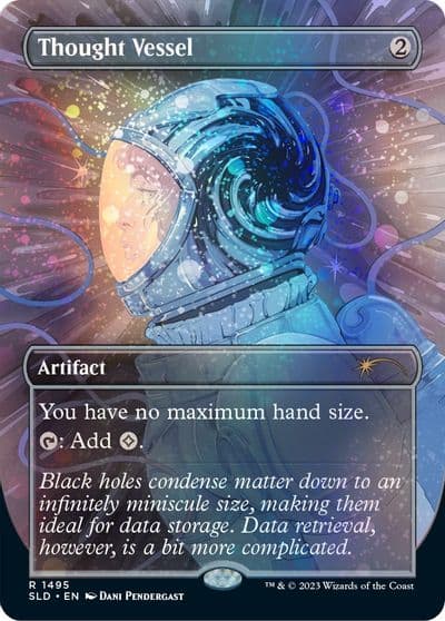 Thought Vessel 1495 Galaxy Foil Secret Lair Drop Series Magic card