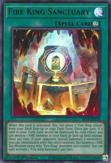 Fire King Sanctuary Structure Deck: Fire Kings Yu-Gi-Oh! card