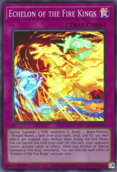 Echelon of the Fire Kings Structure Deck: Fire Kings Yu-Gi-Oh! card