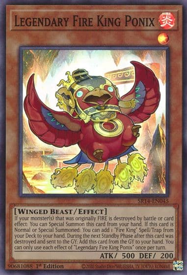 Legendary Fire King Ponix Structure Deck: Fire Kings Yu-Gi-Oh! card