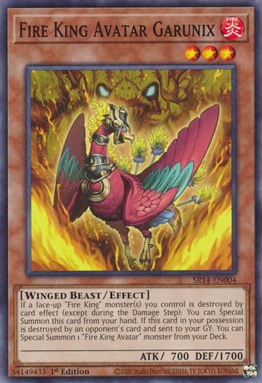Fire King Avatar Garunix Structure Deck: Fire Kings Yu-Gi-Oh! card