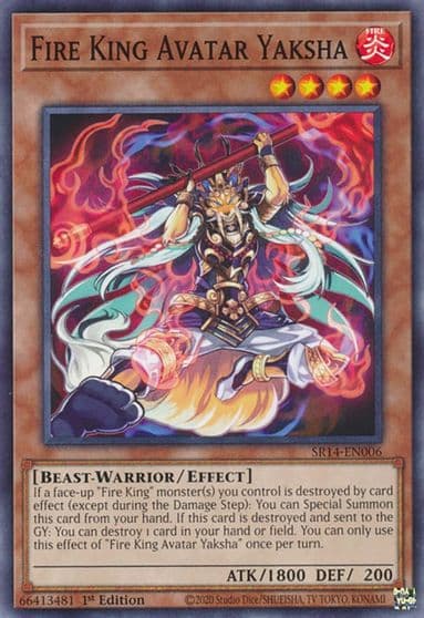 Fire King Avatar Yaksha Structure Deck: Fire Kings Yu-Gi-Oh! card