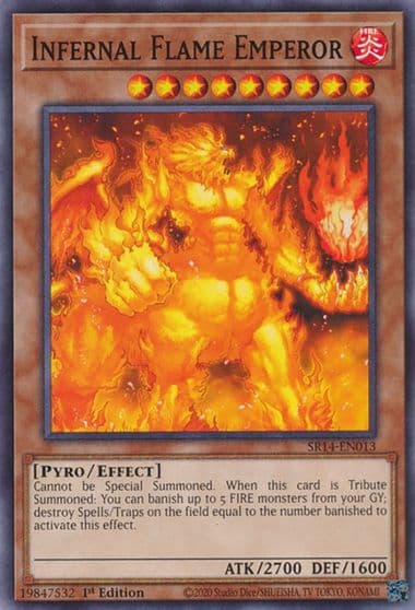 Infernal Flame Emperor Structure Deck: Fire Kings Yu-Gi-Oh! card