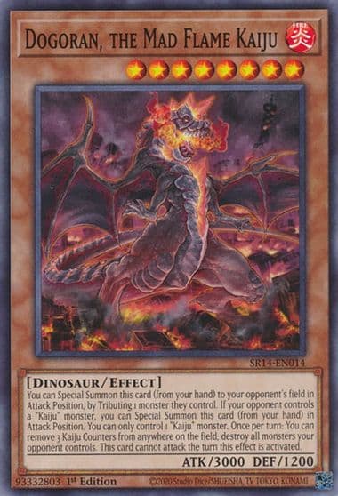 Dogoran the Mad Flame Kaiju Structure Deck: Fire Kings Yu-Gi-Oh! card