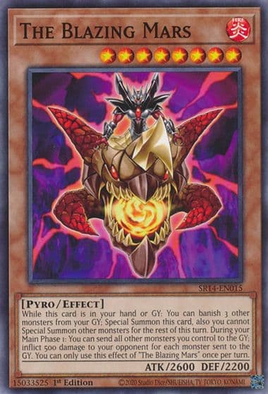 The Blazing Mars Structure Deck: Fire Kings Yu-Gi-Oh! card