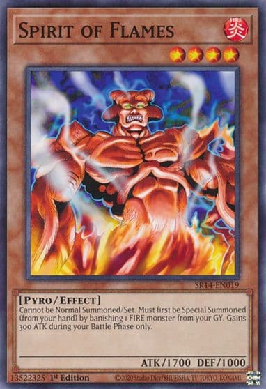 Spirit of Flames Structure Deck: Fire Kings Yu-Gi-Oh! card