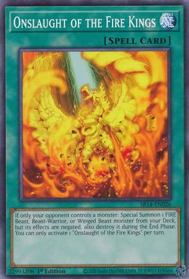 Onslaught of the Fire Kings Structure Deck: Fire Kings Yu-Gi-Oh! card