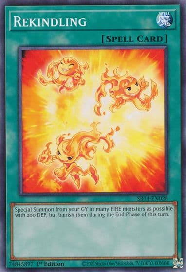 Rekindling Structure Deck: Fire Kings Yu-Gi-Oh! card