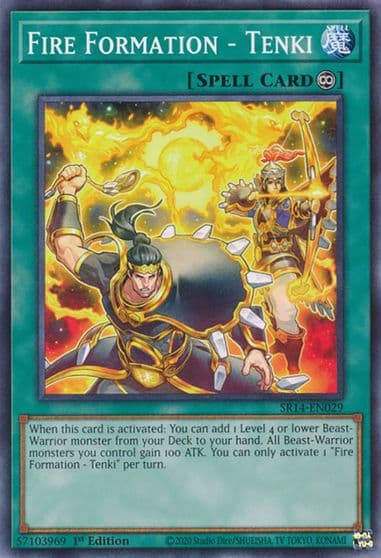 Fire Formation Tenki Structure Deck: Fire Kings Yu-Gi-Oh! card
