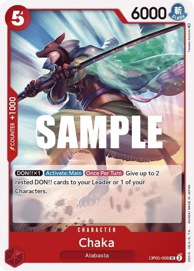 Chaka Awakening of the New Era One Piece card