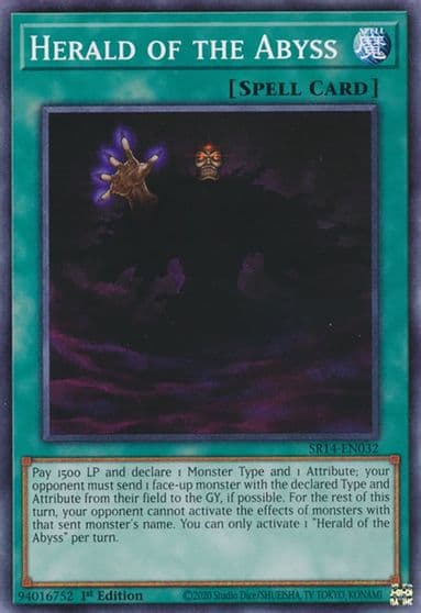 Herald of the Abyss Structure Deck: Fire Kings Yu-Gi-Oh! card