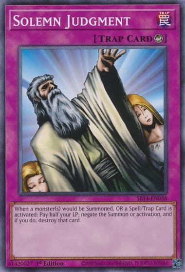 Solemn Judgment Structure Deck: Fire Kings Yu-Gi-Oh! card