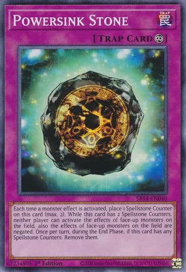 Powersink Stone Structure Deck: Fire Kings Yu-Gi-Oh! card