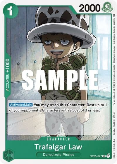 Trafalgar Law 027 Awakening of the New Era One Piece card