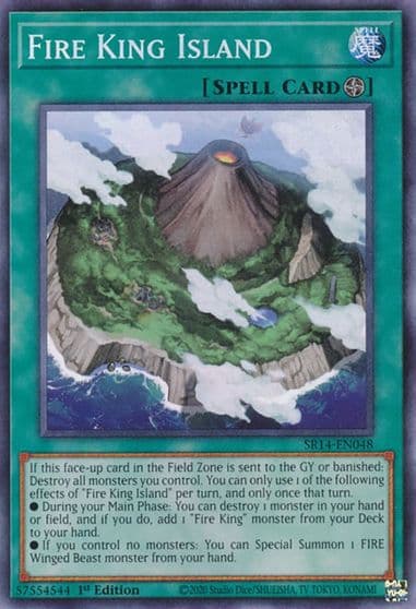 Fire King Island Structure Deck: Fire Kings Yu-Gi-Oh! card
