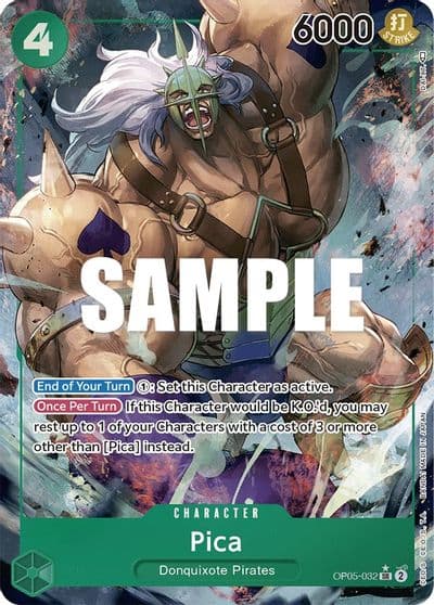 Pica Alternate Art Awakening of the New Era One Piece card