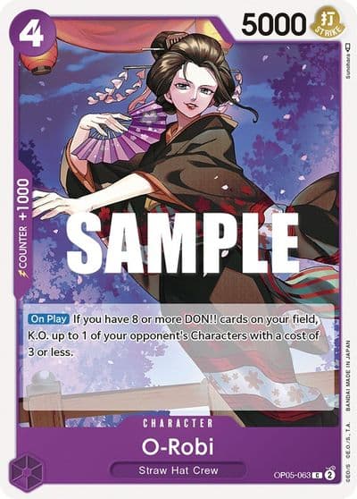 O Robi Awakening of the New Era One Piece card