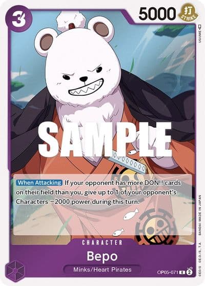 Bepo Awakening of the New Era One Piece card