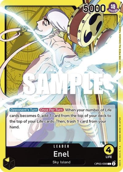 Enel 098 Awakening of the New Era One Piece card