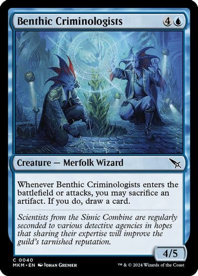 Benthic Criminologists Murders at Karlov Manor Magic card