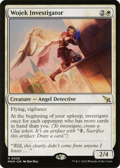 Wojek Investigator a Murders at Karlov Manor Magic card