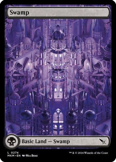 Swamp 0274 Murders at Karlov Manor Magic card