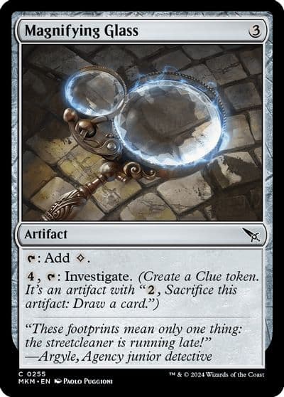 Magnifying Glass Murders at Karlov Manor Magic card