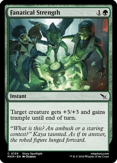 Fanatical Strength Murders at Karlov Manor Magic card