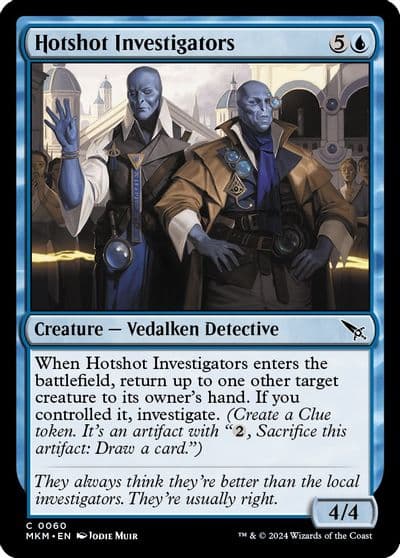 Hotshot Investigators Murders at Karlov Manor Magic card