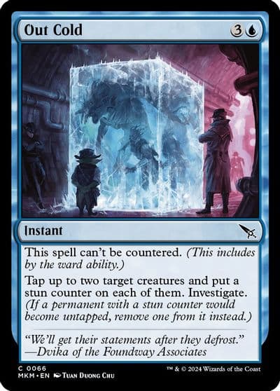 Out Cold Murders at Karlov Manor Magic card