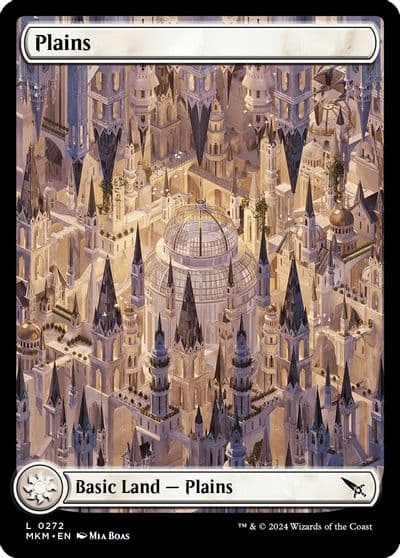 Plains 0272 Murders at Karlov Manor Magic card