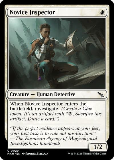 Novice Inspector Murders at Karlov Manor Magic card
