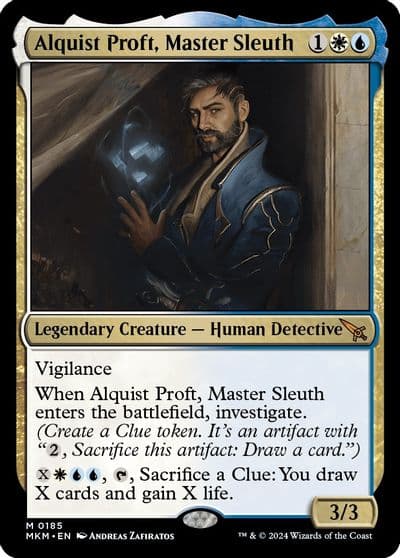 Alquist Proft Master Sleuth Murders at Karlov Manor Magic card