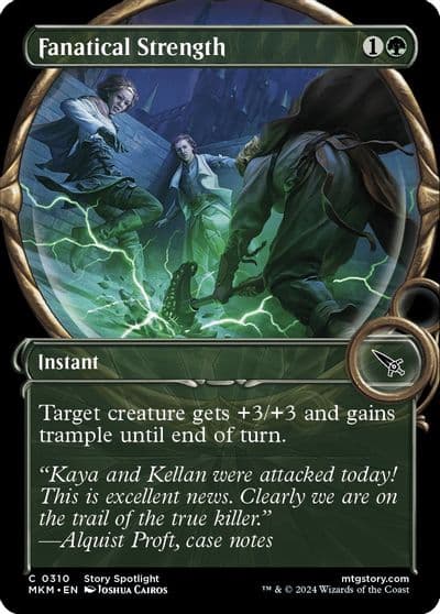 Fanatical Strength Showcase Murders at Karlov Manor Magic card