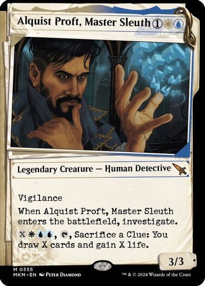 Alquist Proft Master Sleuth Showcase Murders at Karlov Manor Magic card