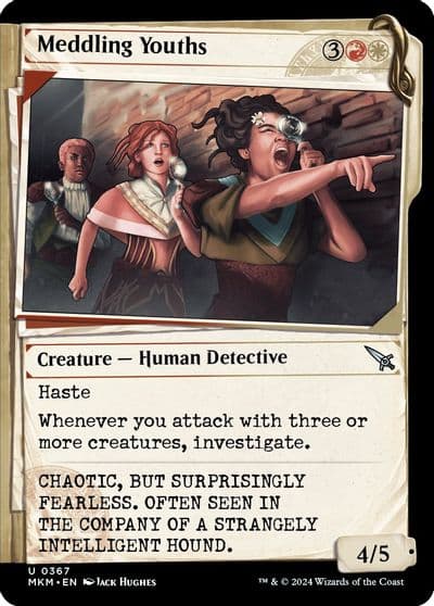 Meddling Youths Showcase Murders at Karlov Manor Magic card