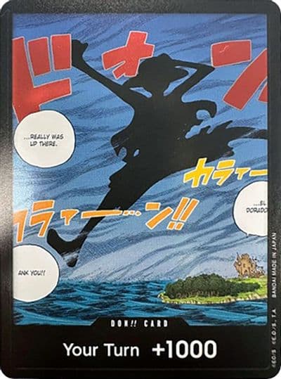 DON Card Silhouette Double Pack Set Volume 2 Awakening of the New Era One Piece card