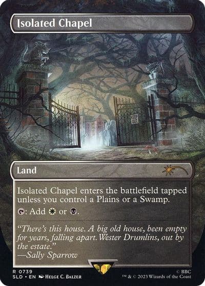 Isolated Chapel Secret Lair Drop Series Magic card
