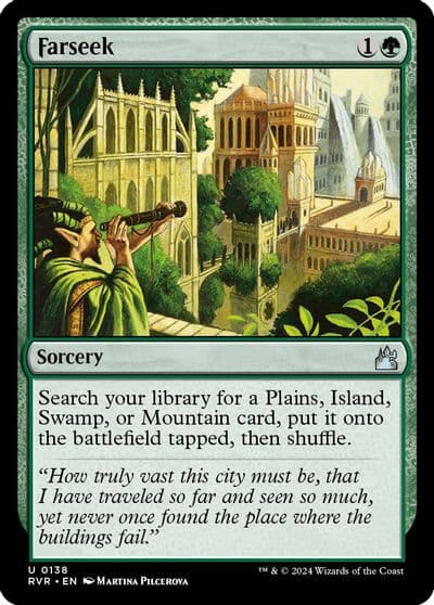 Farseek Ravnica Remastered Magic card