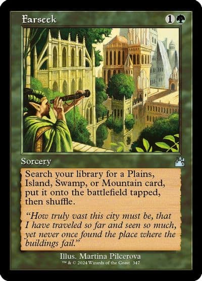 Farseek Retro Frame Ravnica Remastered Magic card