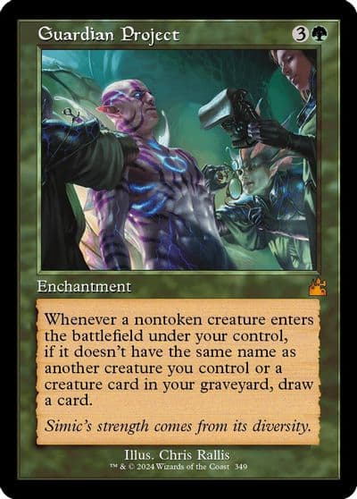 Guardian Project Retro Frame Ravnica Remastered Magic card