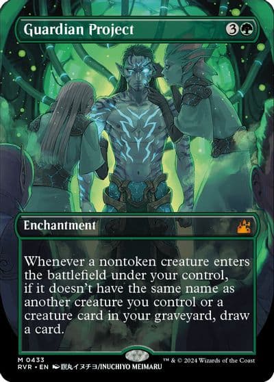 Guardian Project Anime Borderless Ravnica Remastered Magic card