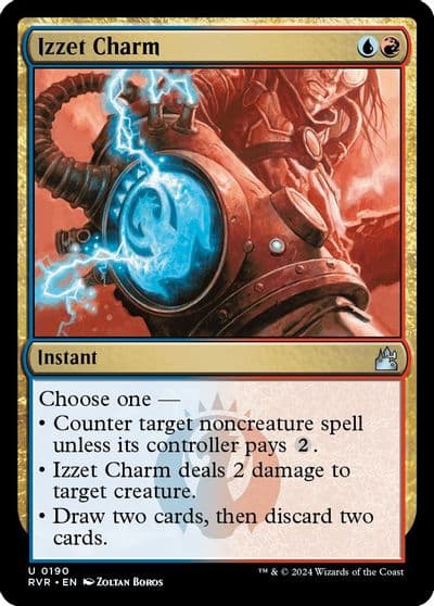 Izzet Charm Ravnica Remastered Magic card
