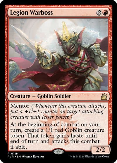 Legion Warboss Ravnica Remastered Magic card