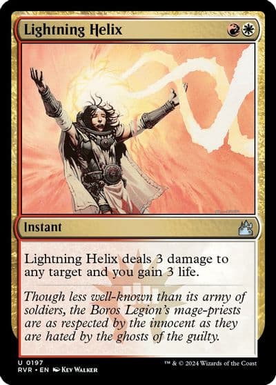 Lightning Helix Ravnica Remastered Magic card
